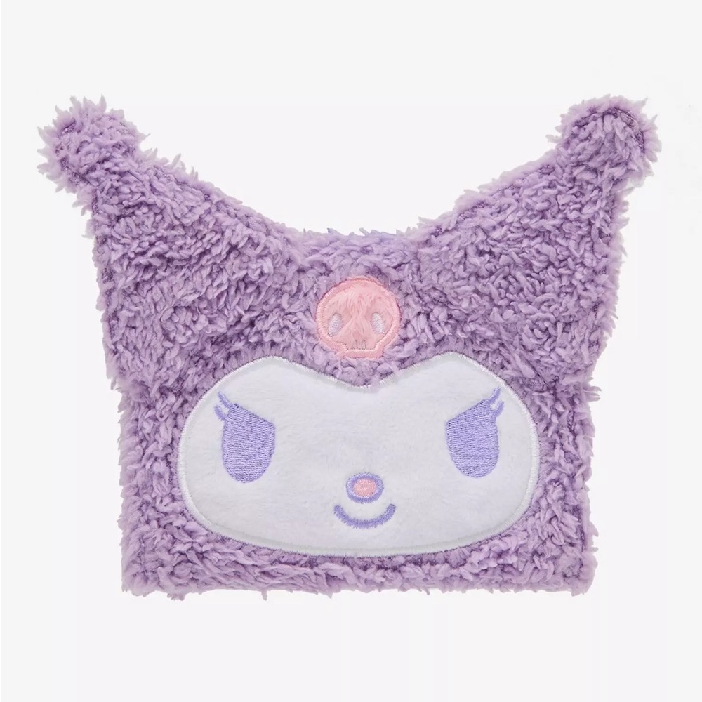 Loungefly‎ Kuromi Pastel Fuzzy Mini Wallet Hot Topic Sanrio Hello Kitty